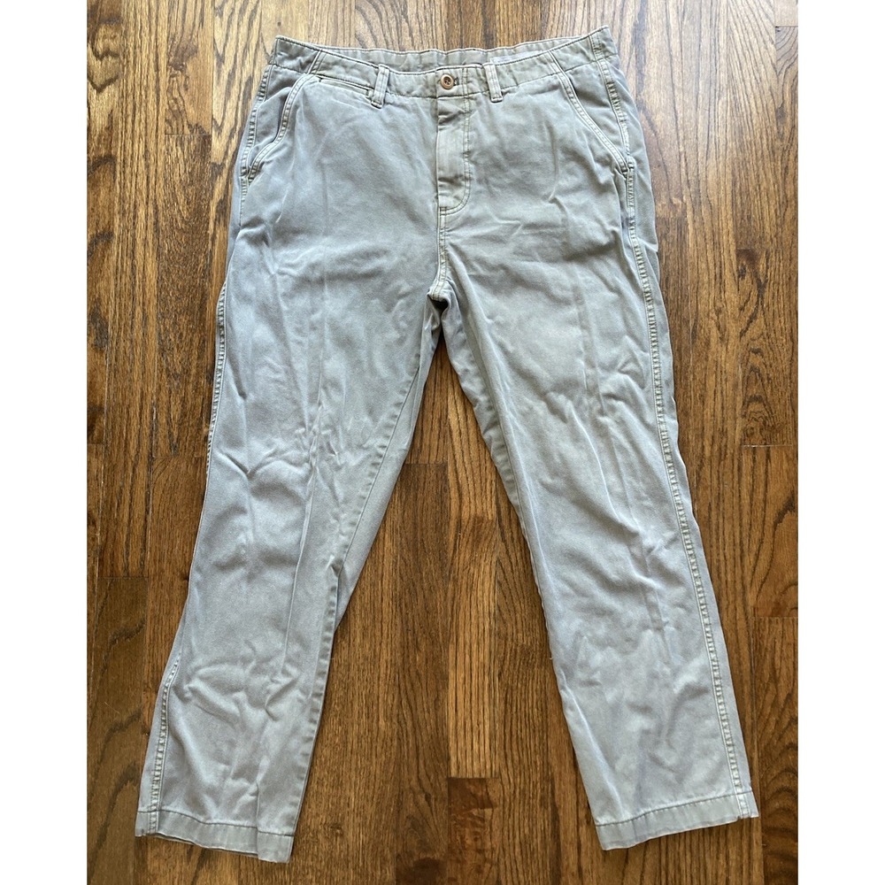 Outerknown Pants Mens Size 32x28 Chino Light Olive Green Organic Cotton Twill